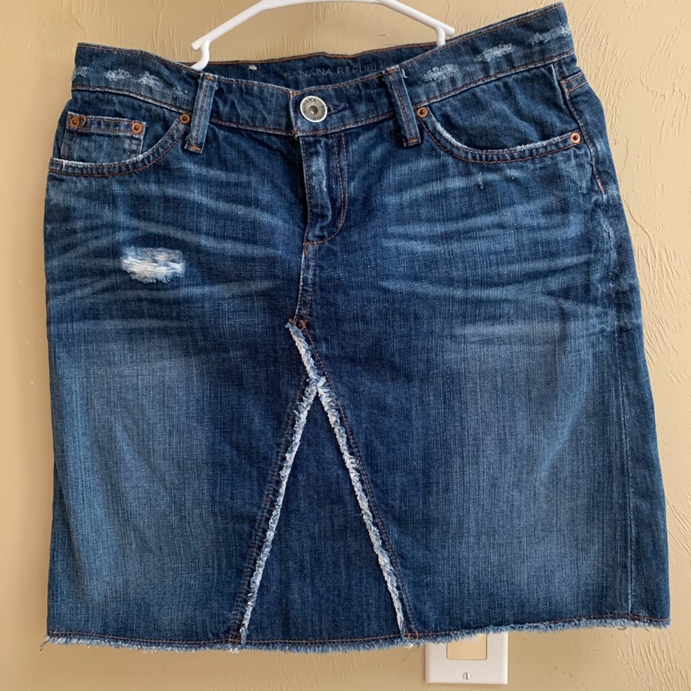 EUC BananaRepublic Denim Skirt